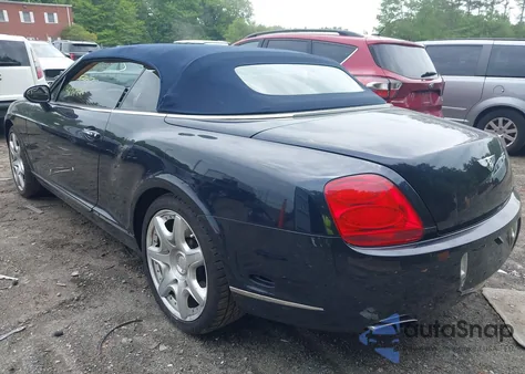 2007 Bentley Continental Gtc from USA, damaged, VIN SCBDR33WX7C047878